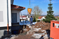 Renovierungsarbeiten am Pfarrhaus der Katholischen Kirchengemeinde Zierenberg